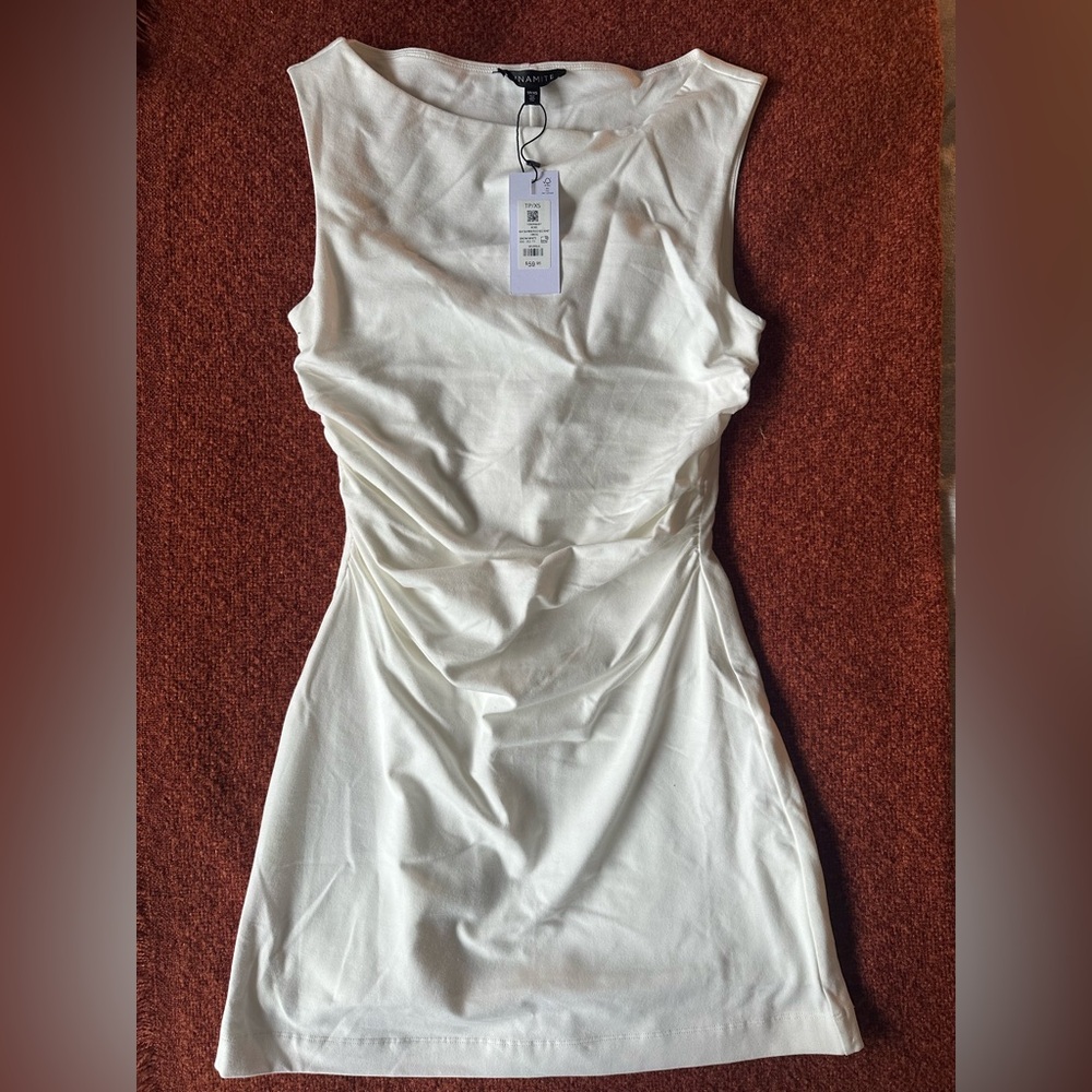 Dynamite White Sleeveless Dress